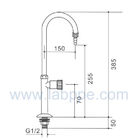 SHA5B1-Export Black single tap Single Way Lab Tap Faucet,360 swing,chrome plated faucet