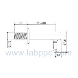 SHA10-5-PP fume hood outlet,plastic fume hood outlet