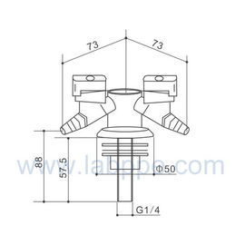 SHB10-5-Single outlet gas fitting,Gas valves/cock,Deck mounted,quick open