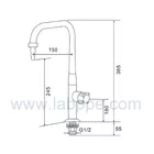 SHA25-1-Single Way Lab Tap/Faucet,360 swing,one way lab tap,1way laboratory faucet