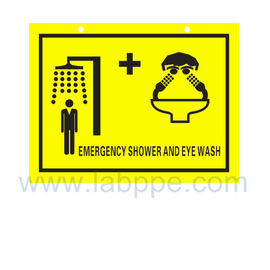 SHS2030-Safety shower and eyewash sign,PVC safety sign