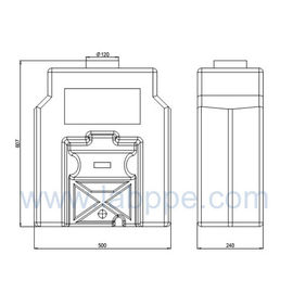 SH53L-portable eye wash station Gravity operated Eye wash,16 Gallon ANSI Z358.1-2014 drench shower emergency eye wash