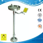SH711BS-eye wash station SUS304 eye wash stand Erect eye wash made of SUS304 meets ANSI Z358.1 ball valve dust shield