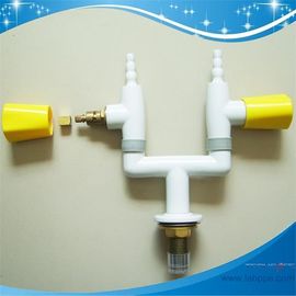 SHB2-Double outlet gas fitting,Gas valve/cock,Suspended mounted,slow open gas fitting gas outlets gs valve nipple outlet