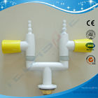 SHB2-Double outlet gas fitting,Gas valve/cock,Suspended mounted,slow open gas fitting gas outlets gs valve nipple outlet