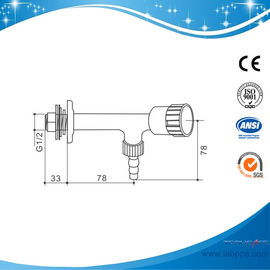 SHA13-Single Outlet / Valves,water tap,Fume Hoods Water valve,panel mounted