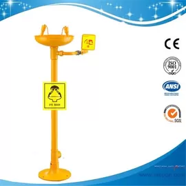 SH711B-Stand eye wash Erect safety eye wash made of G.I.meets ANSI