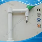 SHA41-Single Way Lab Tap/Faucet,360 swing,brass,white / grey