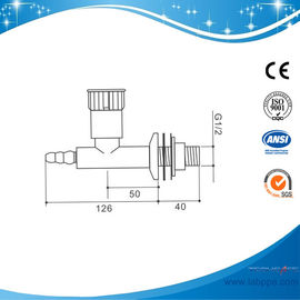 SHB1-valves gas Fume Hoods valves gas cock Suspended mounted,slow open,Gas OUTLET gas valva nipple for lab furniture