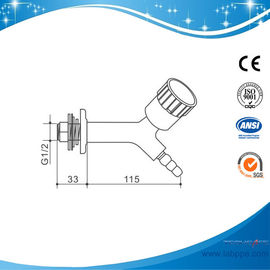 SHB3-1-valves gas gas nipple Fume Hoods valves gas cock Panel mounted slow open press and turn lab fittings safety lock