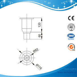 SHP4-3-Lab PP Cup Sink,116*180mm,lab polypropylene Sink