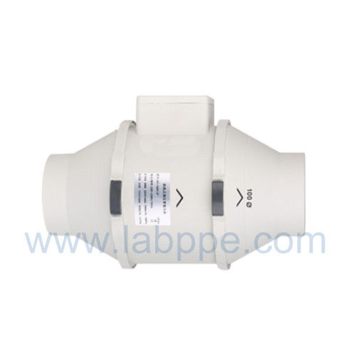 FF100-Lab Plastic pipeline blower,INLINE fan,2 Speed Control Mixed Flow In line Duct Fa
