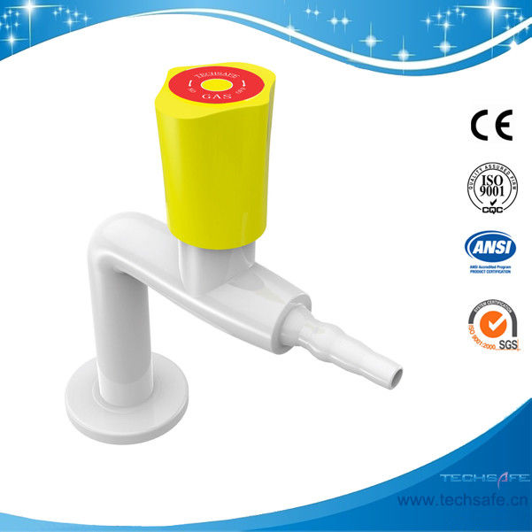 SHB4-gas outlets nipple gas fitting Single outlet gas fitting,Gas valves/cock,slow open,safety lock,press & turn,needle