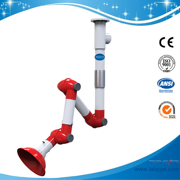 SHP11-Lab Fume Extractor/Exhaust,PP/PVC,diameter 110mm flexible fume extraction arm fume  exhaust arm extension tube