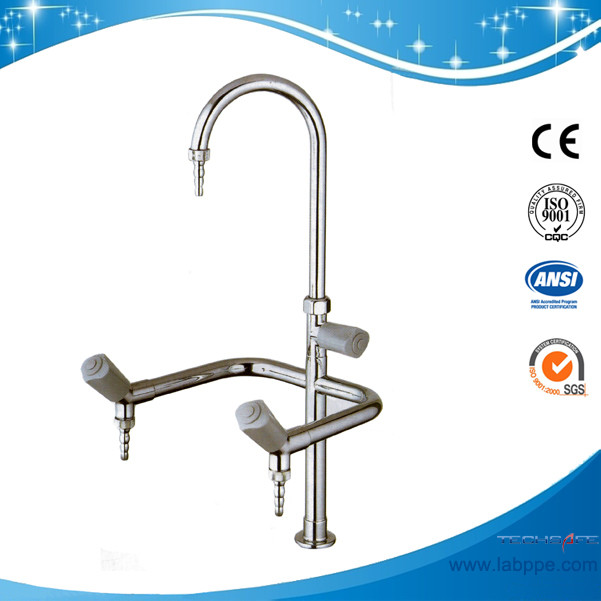 SHA1B-Three/Triple Way Lab Tap/Faucet,360 swing,304Stainless Steel